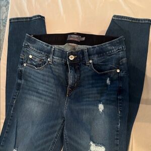 Torrid Dark Blue Distressed Jeans
